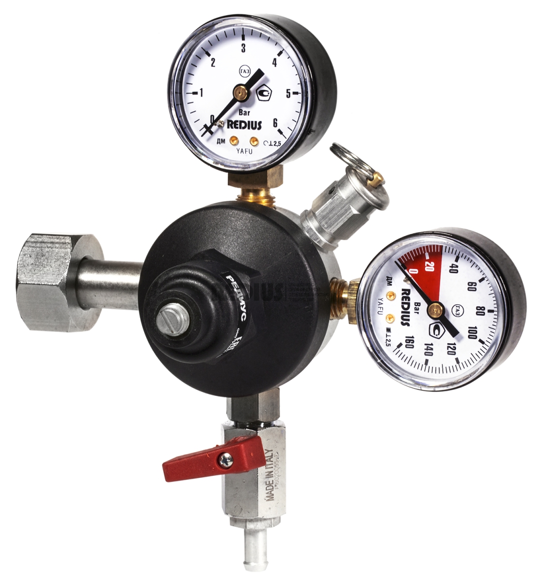 Редуктор углекислотный УР-5-3М2-112 (3,5 бар) REDIUS