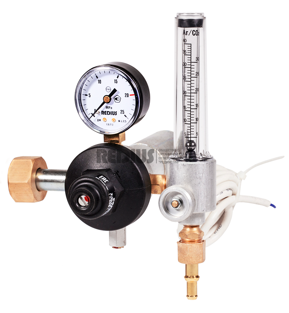 Регулятор универсальный У-30/АР-40-КР1П-Р с подогревателем и ротаметром REDIUS