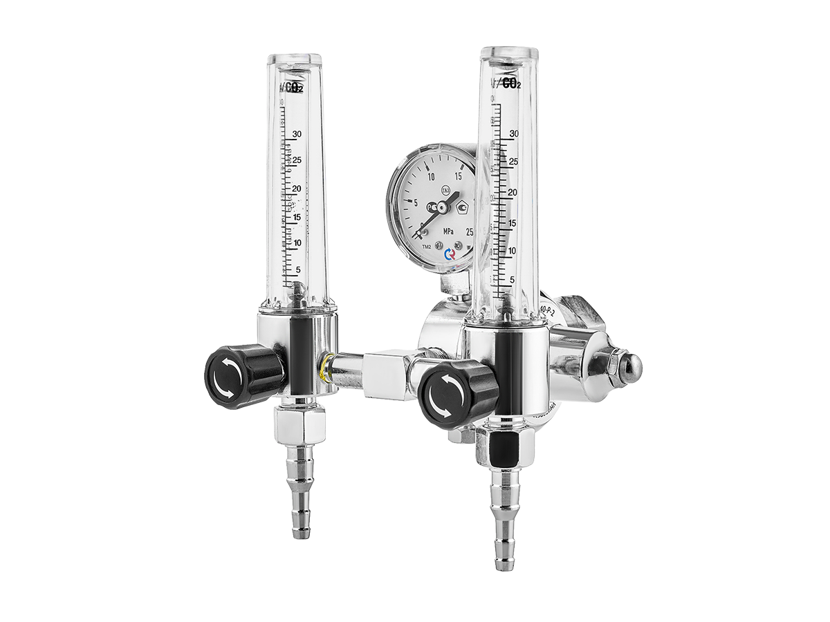 Регулятор расход газа универсальный У-30/АР-40-Р-2 (с двумя ротаметрами) Сварог