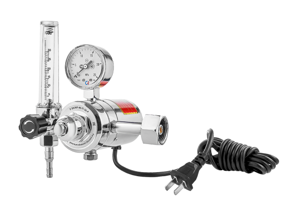 Регулятор расход газа универсальный У-30/АР-40-П-36-Р (с ротаметром, подогреватель на 36В) Сварог