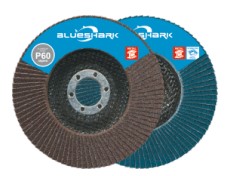 Круг лепестковый торцевой по стали 125 мм P60, № 606 Blueshark